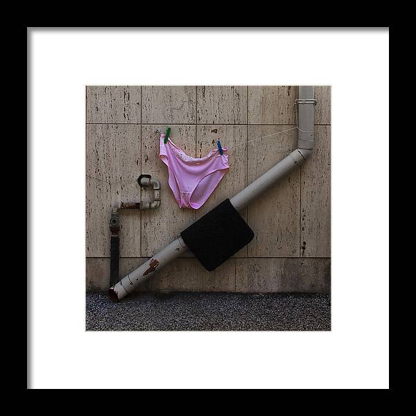 Della Framed Print featuring the photograph The Pink Panther by Massimo Della Latta