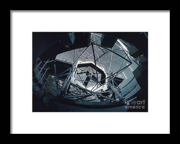 The Primary Mirror Of The Keck Telescope Framed Print by Dr Fred