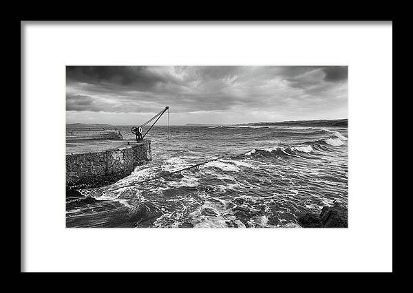 Salmon Framed Print featuring the photograph The Salmon Fisheries, Portrush by Nigel R Bell
