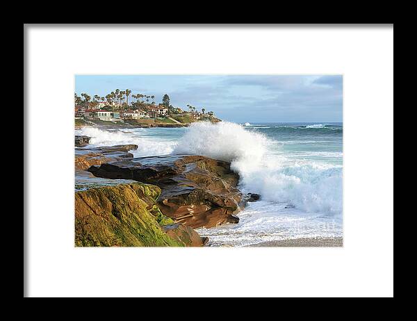 Sea Framed Print featuring the photograph The Sea Was Angry That Day My Friends by Eddie Yerkish