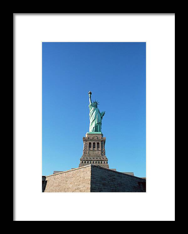 Scenics Framed Print featuring the photograph The Statue Of Liberty by Imagenavi