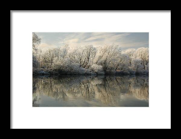 Winter Framed Print featuring the photograph The Sun Always Shines Here by Jacek Stefan