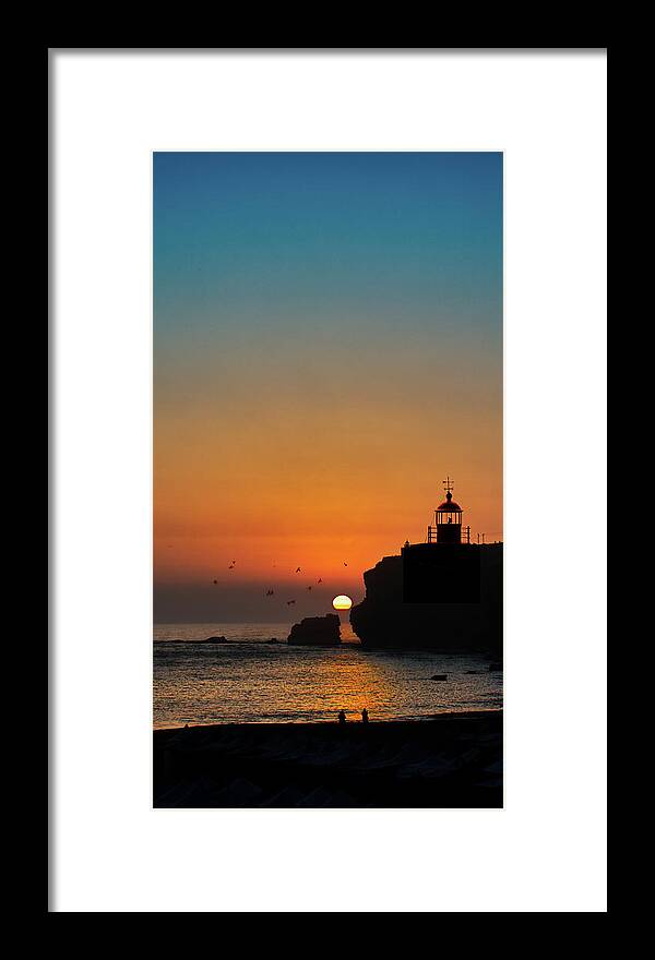 Sun Framed Print featuring the photograph The sun is hiding by Micah Offman