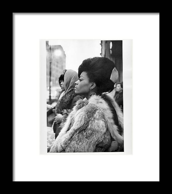 1980-1989 Framed Print featuring the photograph The Supremes by Michael Ochs Archives
