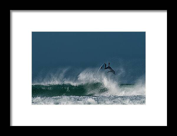 Surfer Framed Print featuring the photograph The Surfer by Radojica Jevric Fotorax