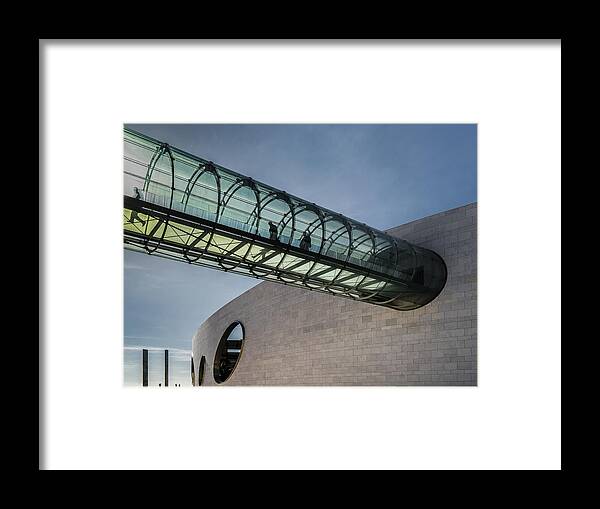 Passage Framed Print featuring the photograph The Tube by Luc Vangindertael (lagrange)