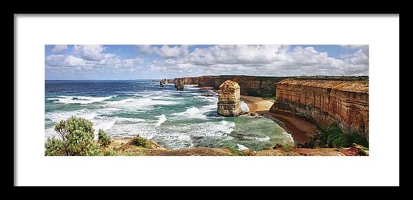 Tranquility Framed Print featuring the photograph The Twelve Apostles. Parque Nacional by Raúl Barrero Photography