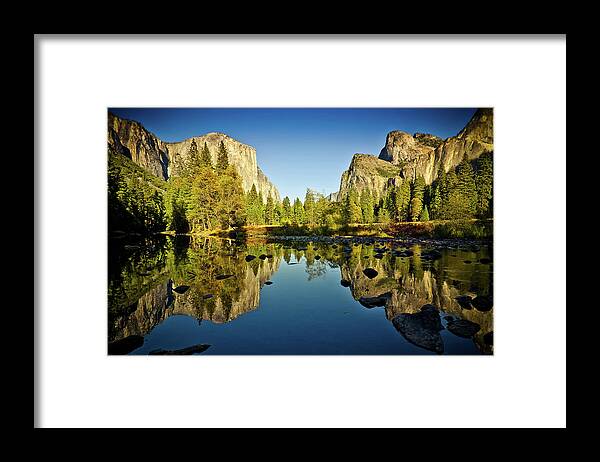 Tranquility Framed Print featuring the photograph The Valley by Juan Valdés