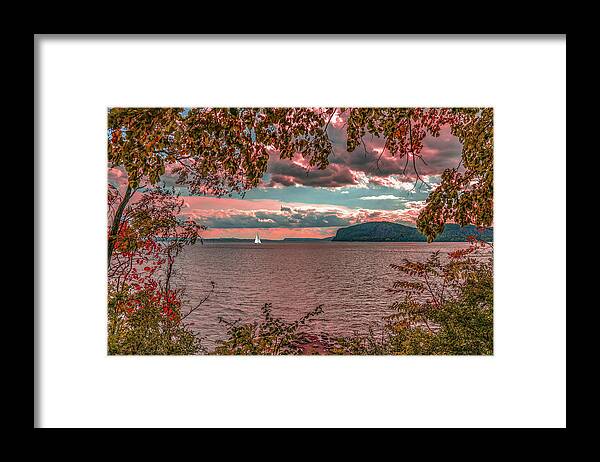 Croton Point Framed Print featuring the photograph The View From Croton Point by Chris Lord