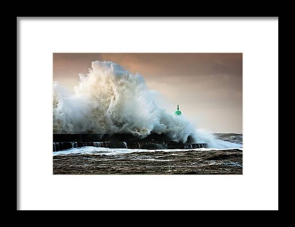 Nature Framed Print featuring the photograph The Wall by Niels Christian Wulff