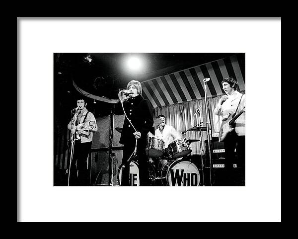 Singer Framed Print featuring the photograph The Who by Paul Popper/popperfoto