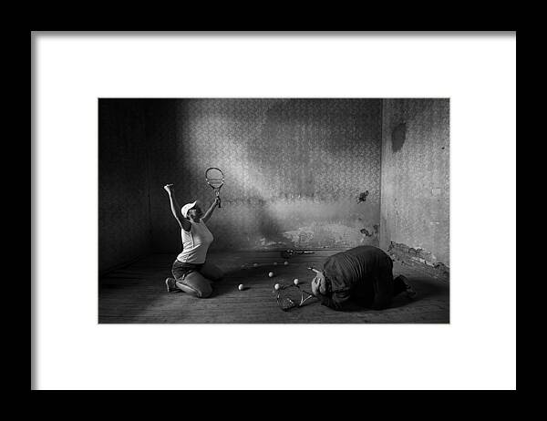 House Framed Print featuring the photograph The Winner Takes It All by Mario Grobenski - Psychodaddy