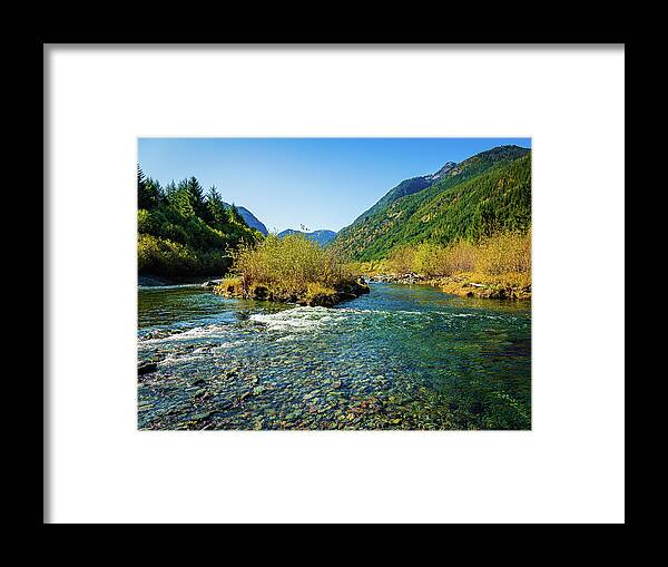 Landscapes Framed Print featuring the photograph Thelwood Creek Autumn by Claude Dalley