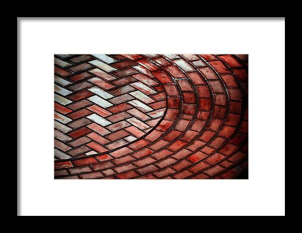 Bricks Framed Print featuring the photograph Thick as a Brick by Michael Frank