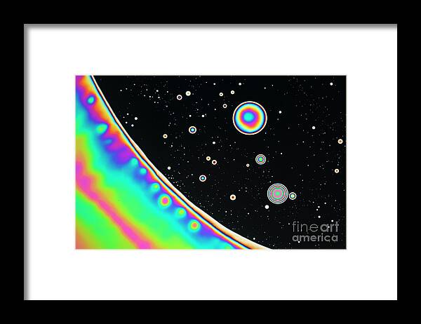 Soap Framed Print featuring the photograph Thin Film Of Soap by Karl Gaff / Science Photo Library