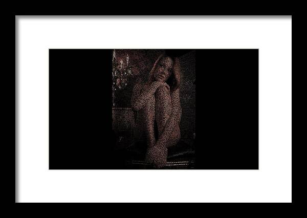 Vorotrans Framed Print featuring the digital art Thoughtful by Stephane Poirier