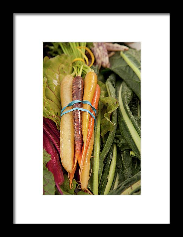 California Framed Print featuring the photograph Three Colors Of Carrots by Karyn R. Millet