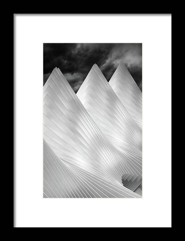 Calatrava Framed Print featuring the photograph Three Summits by Michiel Hageman