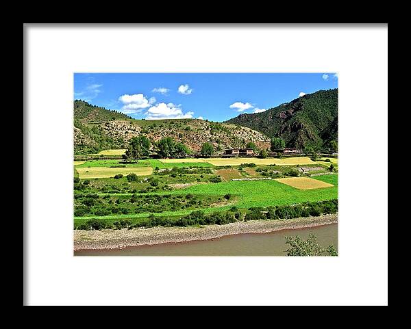 Scenics Framed Print featuring the photograph Tibet Style by Photo @tao