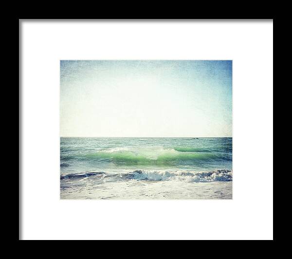 Ocean Framed Print featuring the photograph Tidal Motion by Lupen Grainne