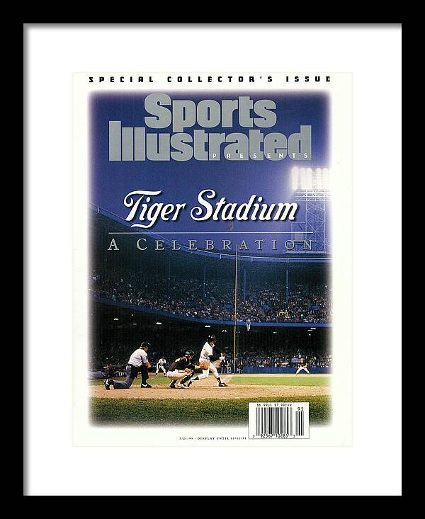 American League Baseball Framed Print featuring the photograph Tiger Stadium A Celebration Sports Illustrated Cover by Sports Illustrated