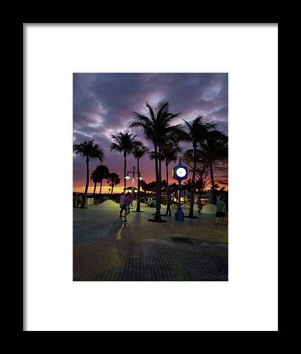 Beach Framed Print featuring the photograph Time Square II by Karen Stansberry