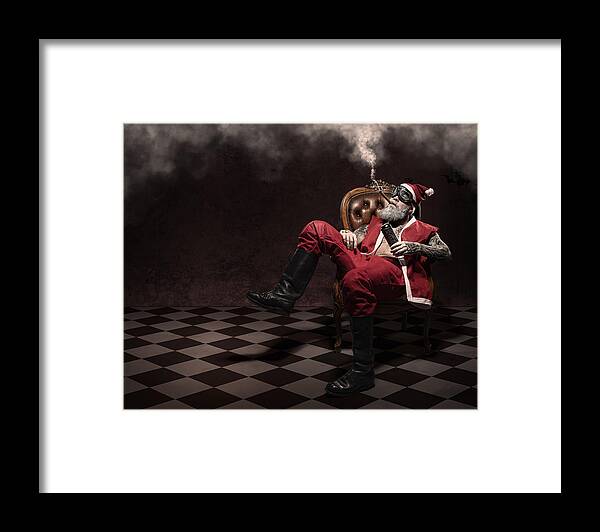 Badass Framed Print featuring the photograph Time To Chill by Petri Damstn