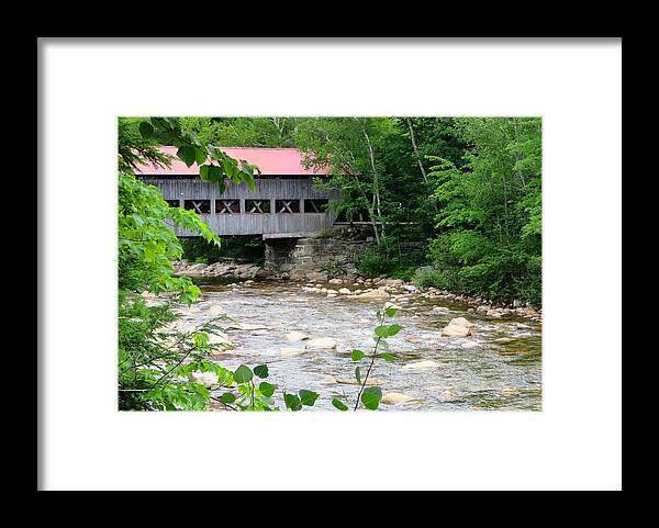 Nh Framed Print featuring the photograph Times of Old by Vicky Edgerly