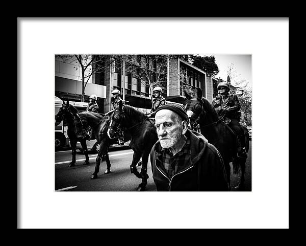 Man Framed Print featuring the photograph Tired Of Fighting by Branko Askovic