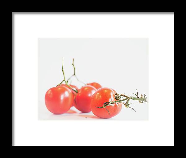 Tomatoes Framed Print featuring the photograph Tomatoes by Lori Rowland