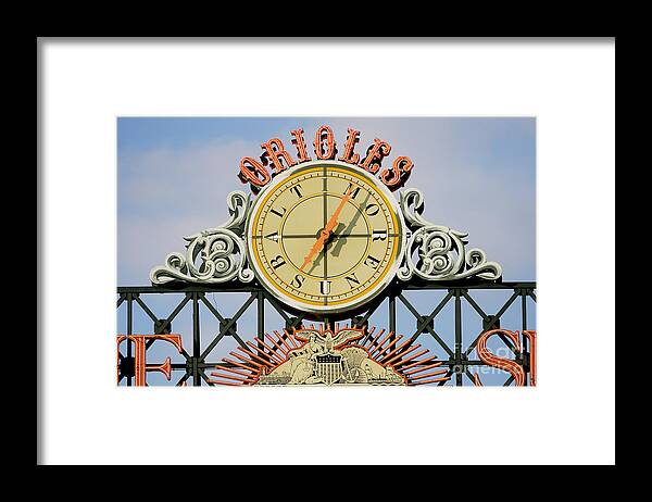 American League Baseball Framed Print featuring the photograph Toronto Blue Jays V Baltimore Orioles by Jamie Squire