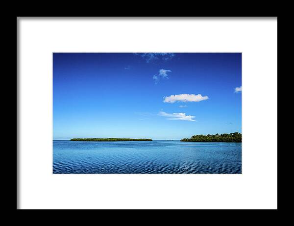 Clouds Framed Print featuring the photograph Touch of Green by Joe Leone