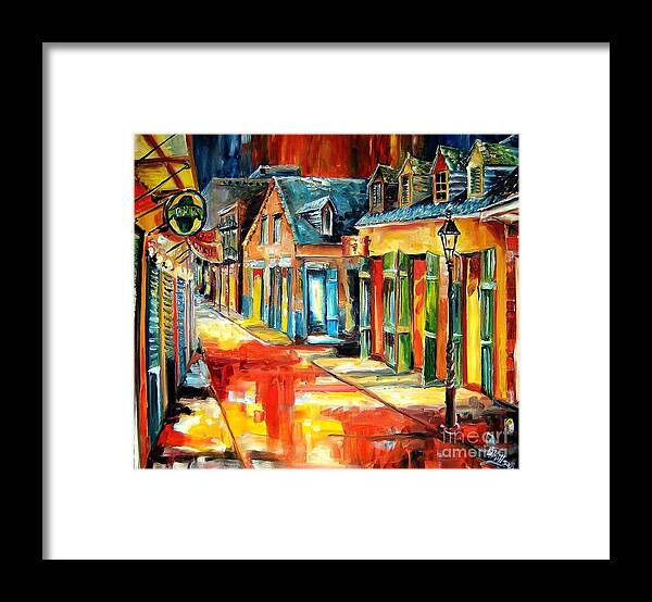 New Orleans Framed Print featuring the painting Toulouse Street, New Orleans by Diane Millsap