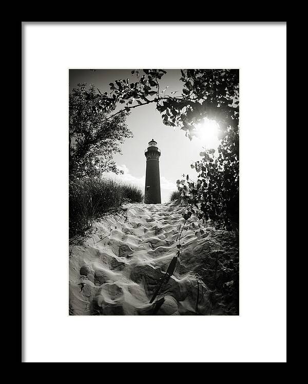 Lighthouse Framed Print featuring the photograph Tower by Michelle Wermuth