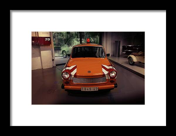 Gdr Trabant Framed Print featuring the photograph Trabant, Gdr Trabant 601 by Hotte Hue