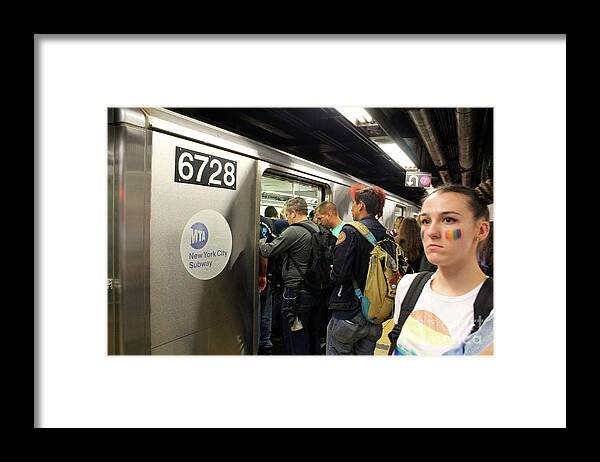 Nyc Framed Print featuring the photograph People of New York - No. 18 by Doc Braham