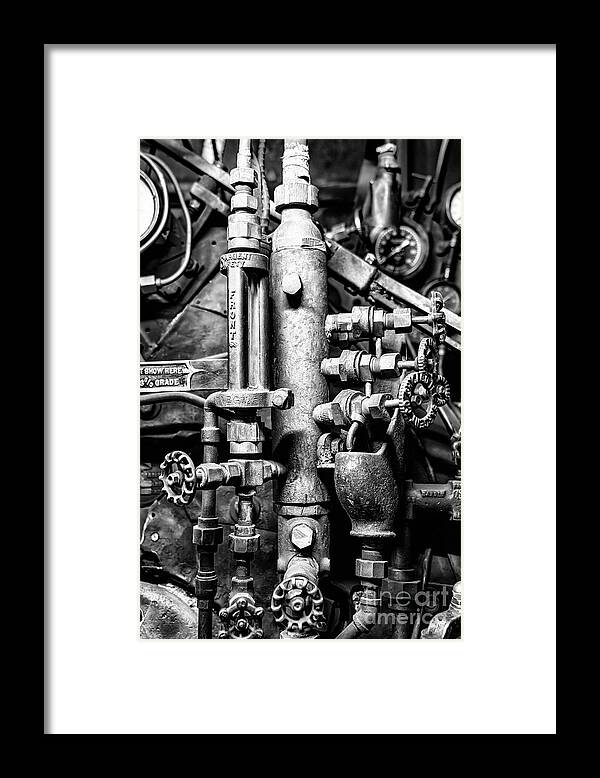 Auto Part Framed Print featuring the photograph Train Engine by Bill Frische