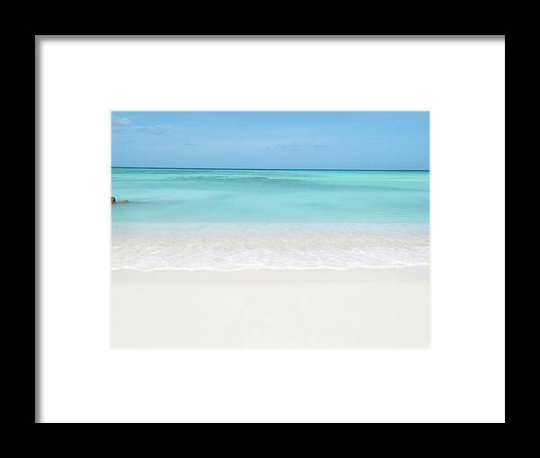 Water's Edge Framed Print featuring the photograph Tranquil Beach by William Andrew