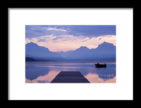 Water's Edge Framed Print featuring the photograph Tranquil Dawn by Wldavies