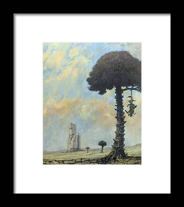 Trees Framed Print featuring the painting Transition by William Stoneham
