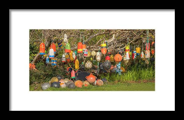 Buoys Framed Print featuring the photograph Tree Decorations 0951 by Kristina Rinell