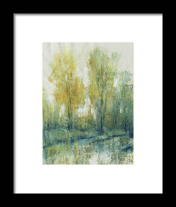  Framed Print featuring the painting Tree Glow I by Tim Otoole