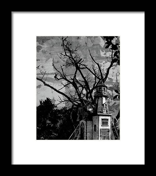 Jason Casteel Framed Print featuring the digital art Treehouse I by Jason Casteel