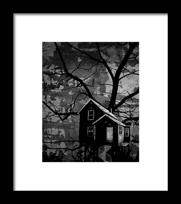 Jason Casteel Framed Print featuring the digital art Treehouse II by Jason Casteel