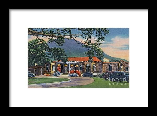 Trinidad And Tobago Framed Print featuring the drawing Trinidad Country Club by Print Collector