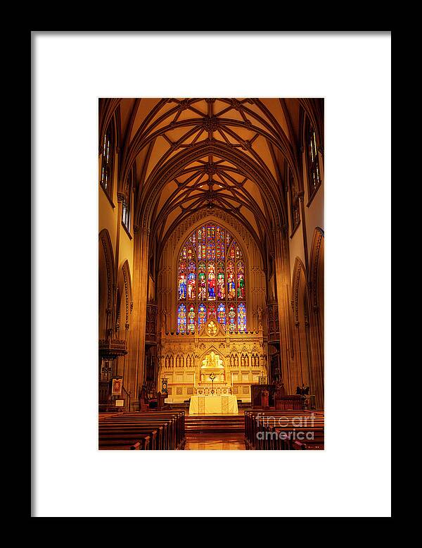 Trinity Church Framed Print featuring the photograph Trinity Church - NYC by Brian Jannsen