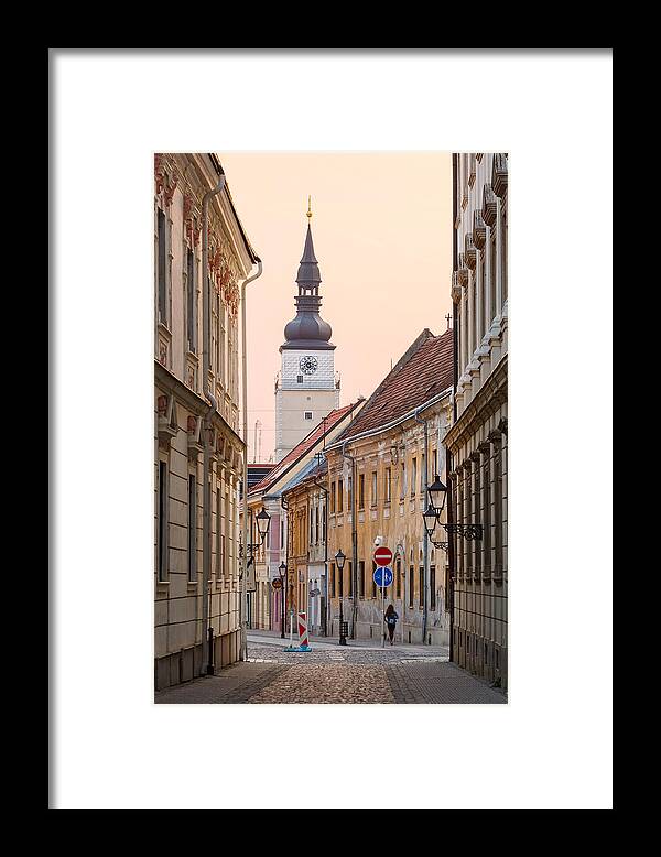 Slovakia Framed Print featuring the photograph trnava 'IX by Milan Gonda