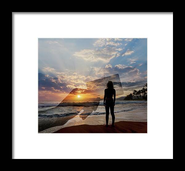 Tranquility Framed Print featuring the photograph Tropical Vacation Solitude by John Lund