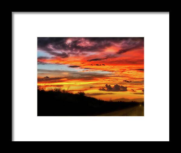 Az80 Framed Print featuring the photograph AZ80 from Tombstone to Tucson by Micah Offman