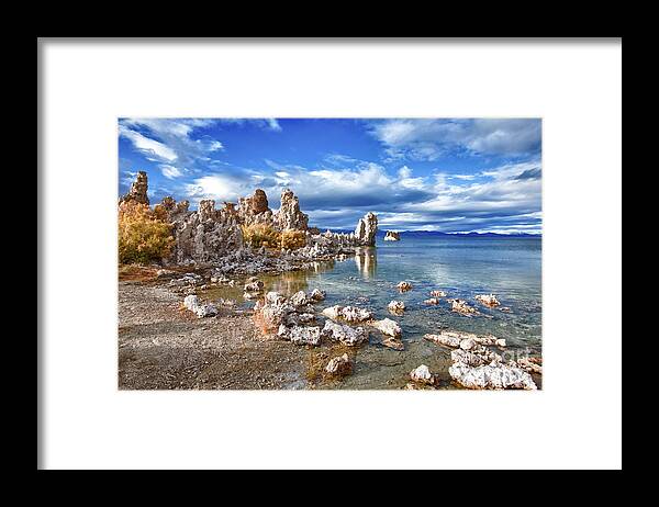 Lakeshore Framed Print featuring the photograph Tufas Along South Shore by Mimi Ditchie Photography